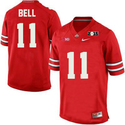 Ohio State Buckeyes Men's Vonn Bell #11 Red Authentic Nike 2015 Patch College NCAA Stitched Football Jersey IB19P11NH
